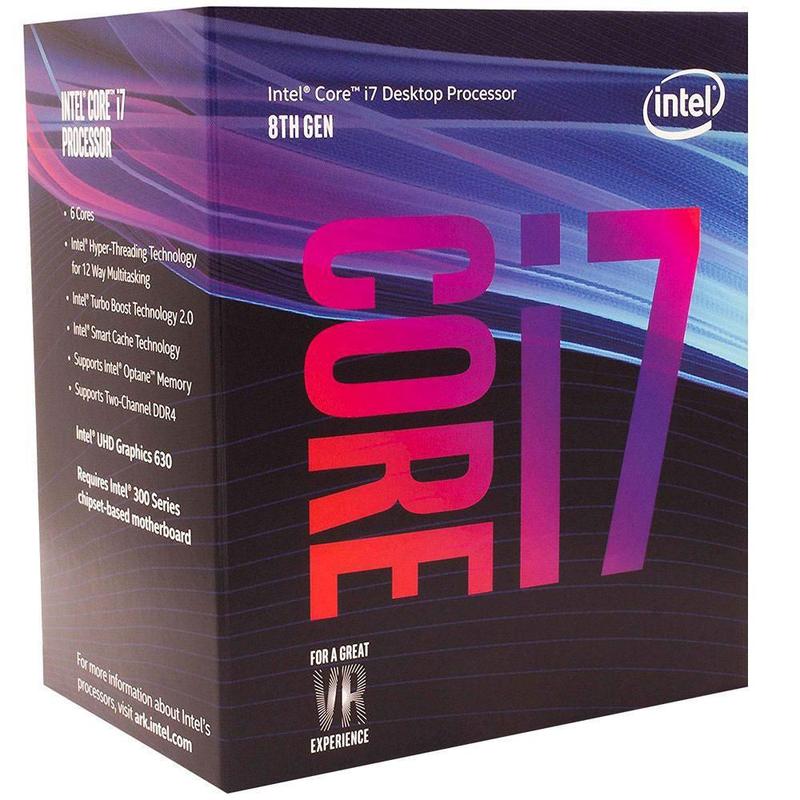 CPU Intel Core i7-8700 CPU LGA 1151 Processador Intel Core I7 8700 3.20Ghz Lga 1151 8 Geração